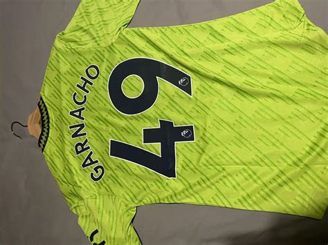 Manchester United GARNACHO #17 Away Jersey Authentic 2023/24 | Gojersey