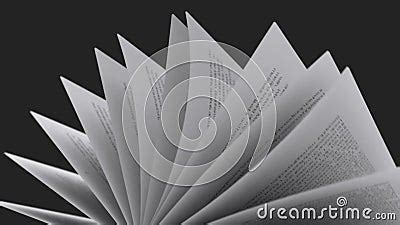 Page Flip with Paper Background Stock Video - Video of shadow, empty ...