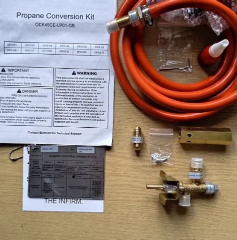 Gas Conversion Kit Natural Gas To LPG Elementi Fires