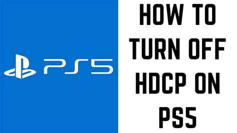 How To Turn Off Hdcp On Ps Youtube