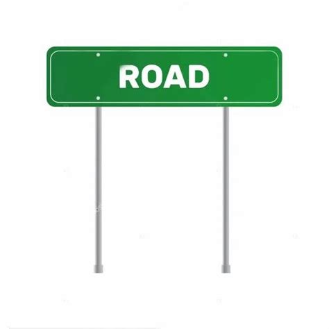 Rectangle Green Road Sign Board For Outdoor At Rs 400square Feet In