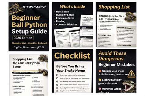 Field Guide For Python Checklist