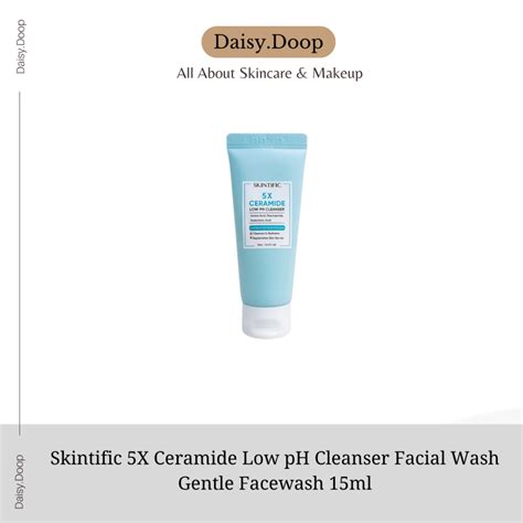 Jual Skintific 5x Ceramide Low Ph Cleanser Facial Wash Gentle Facewash 15ml Shopee Indonesia