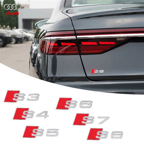 3D ABS Car Body Rear Trunk Sticker Decal Decoration Accessories For