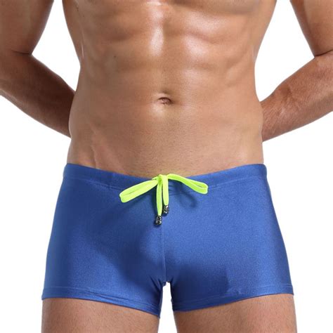 Herrnalise Swim Jammers For Men Square Leg Swimsuit Athletic Training