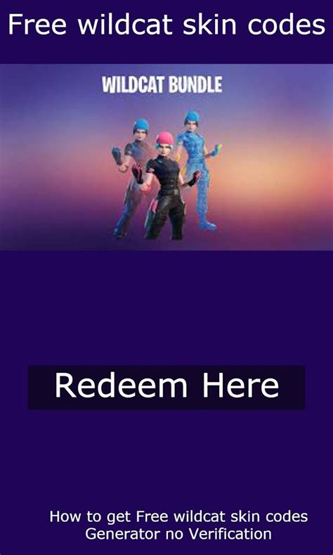 2021 Get Free Wildcat Codes In Fortnite Wildcat Skin And Wildcat