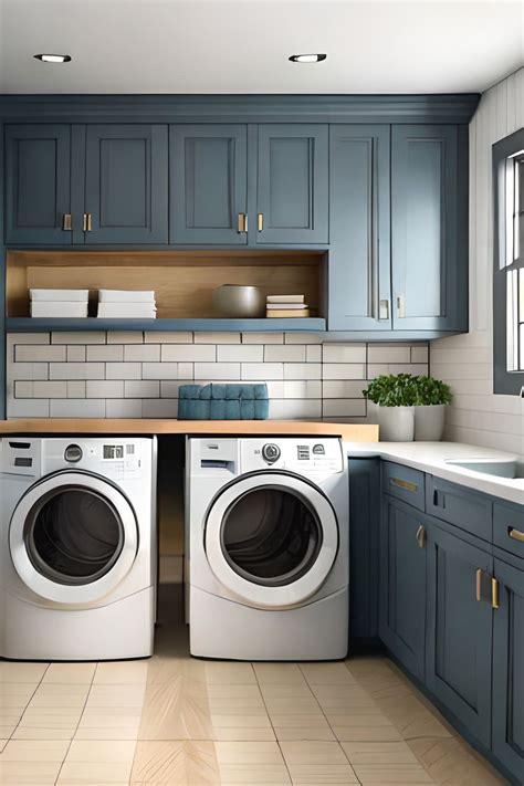 How To Decorate A Fun Laundry Room Blue Laundry Rooms Custom Laundry