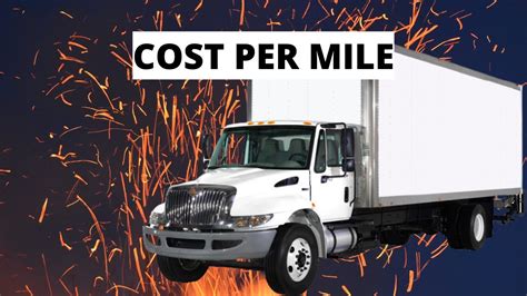 How To Calculate Cost Per Mile CPM For Your Box Truck Business A