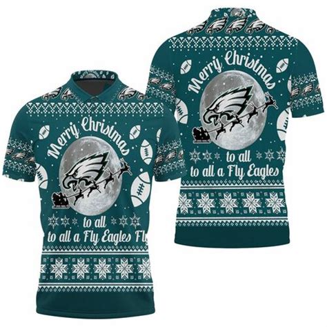 Merry Christmas Philadelphia Eagles To All And Polo Shirt ...