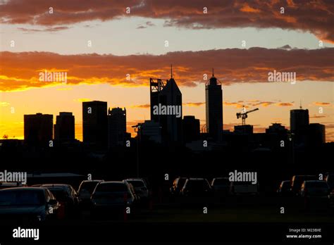 Perth City Skyline - Australia Stock Photo - Alamy