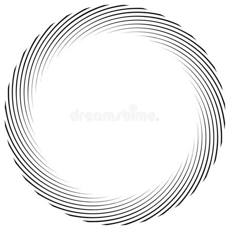 Spiral Twist Radial Swirl Twirl Circular Vector Illustration Revolve