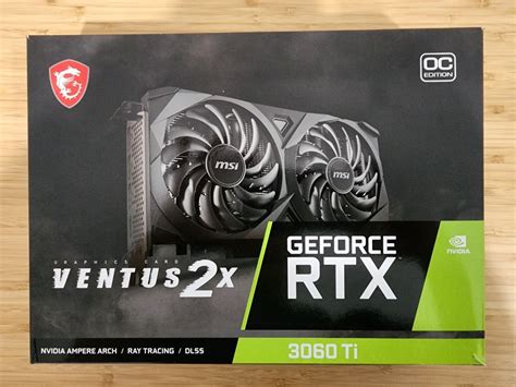 MSI GeForce RTX 3060 Ti VENTUS 2X 8G OCV1 LHR 8GB GDDR6 Video Card