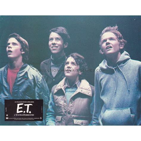 E T THE EXTRA TERRESTRIAL French Lobby Card N02 9x12 In 1982