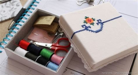 Tutorial: Gift box sewing kit – Sewing