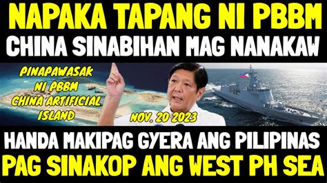 Commander In Chief Muling Nag Banta Sa China Nagulat Lahat Bbm Nag