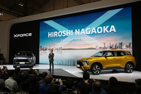 Mitsubishi Introduces New Compact Suv The Mitsubishi Xforce At Giias