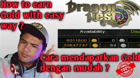 Cara Mudah Mendapatkan Gold Dragon Nest Sea Cara Farming Gold