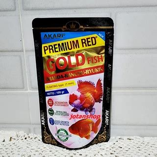 Jual Akari Premium Red Goldfish Makanan Pakan Pelet Pellet Ikan Mas