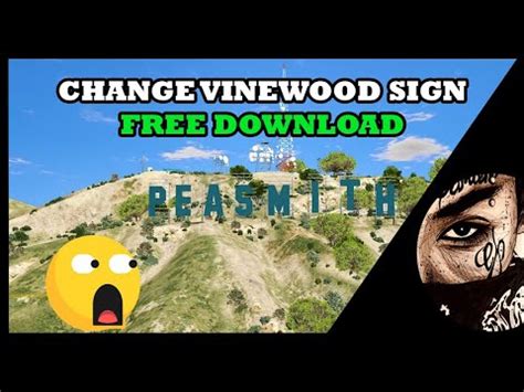 Free Change Vinewood Sign Gta V Fivem Youtube