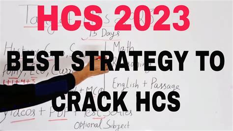 HCS 2023 BEST STRATEGY TO CRACK HCS HOW TO PREPARE FOR HCS GS CSAT