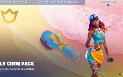 Fortnite July 2023 Crew Pack New Breezabelle Skin Attractive