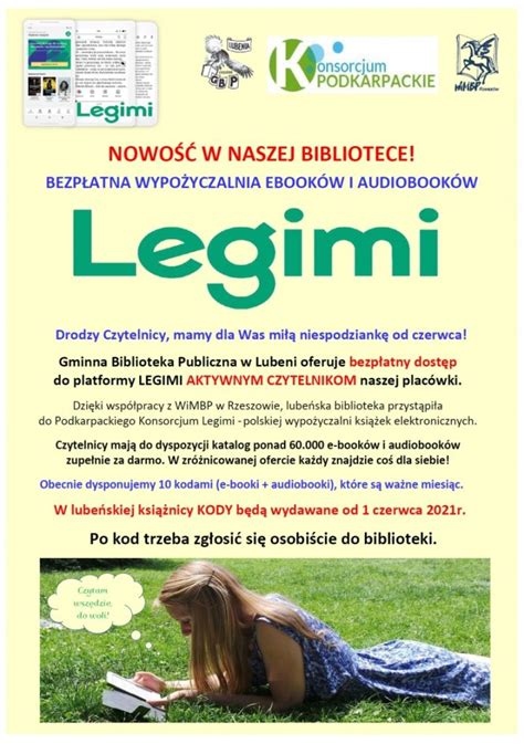 Kody Legimi Gotowe Do Odbioru Gminna Biblioteka Publiczna W Lubeni