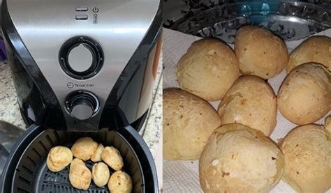 Como fazer pão de queijo congelado na Air Fryer Mundo de Receitas