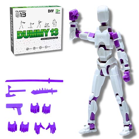 Buy T13 Action Figure Titan Lucky Robot Action Figure 3D Printed