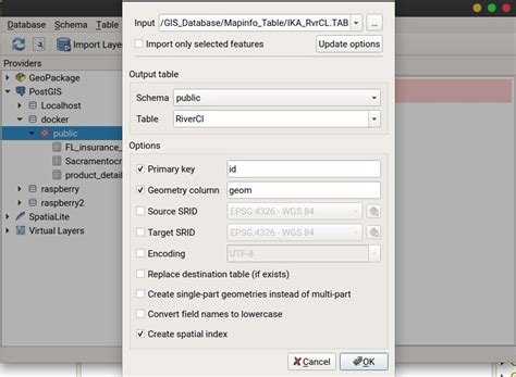 How To Import Vector Layer To Postgis On Qgis Via Db Manager Gis Tutorial