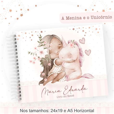 Arquivo Digital Caderneta E Livro Do Bebe Menina E Unic Rnio