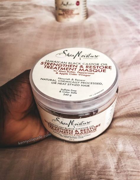 Shea Moisture Jamaican Black Castor Oil Hair Masque Review Kenny Olapade Natural Hair Regimen