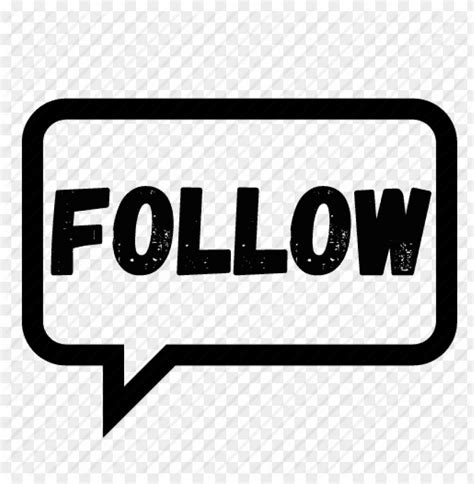 Follow Me PNG Transparent With Clear Background ID 97504 | TOPpng