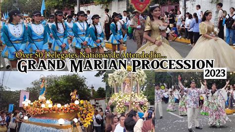 Grand Marian Procession Intramuros Manila Siksikan Sa Tao