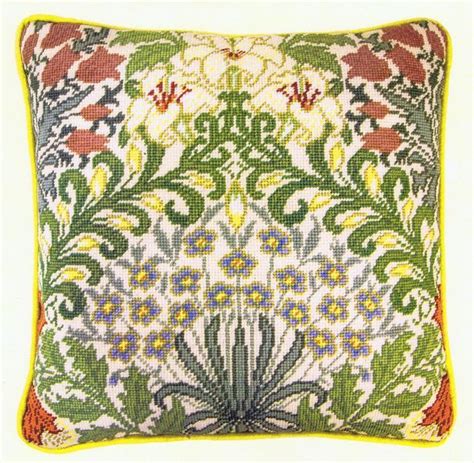 Garden A William Morris Style Cushion Front Tapestry Kit By Bothy