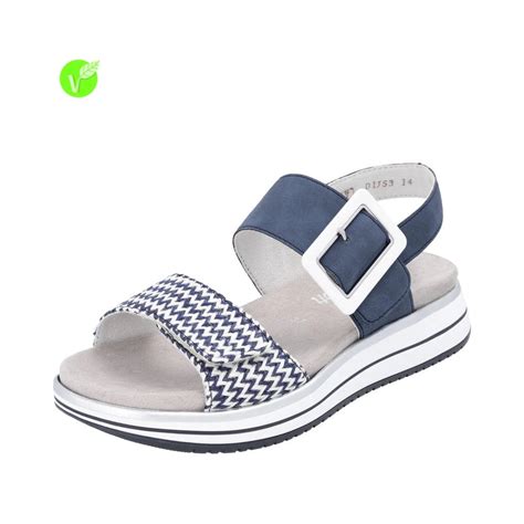 Final Sale Remonte D1j53 Jocelyn 53 Sandal In Blue Cute And Comfy