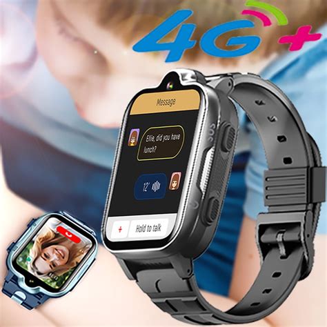 4G SIM Card Smartwatch Para Crian As Wifi GPS Tracker Voice Chat