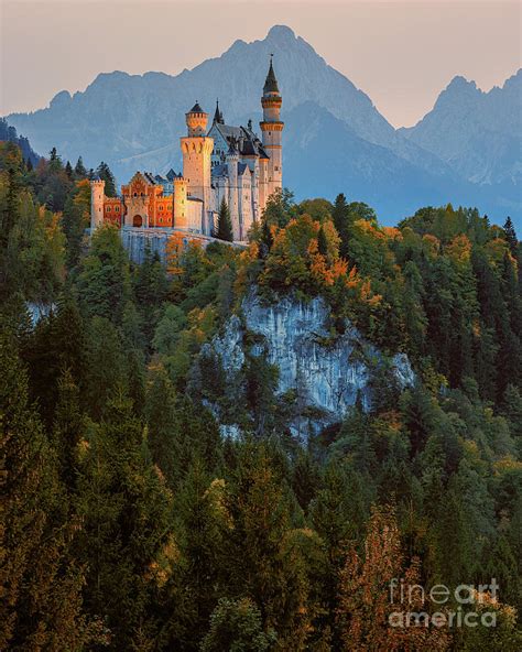 Neuschwanstein Castle in Autumn Colours Photograph by Henk Meijer ...