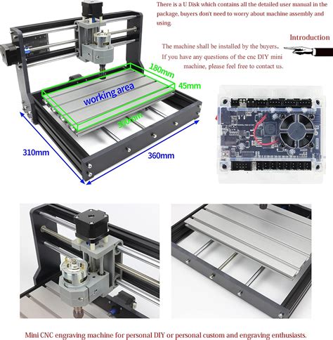 Buy Rattmmotor Cnc Wood Router Machine Kit 3018 Pro Grbl Control 3 Axis Diy Mini Cnc Engraver