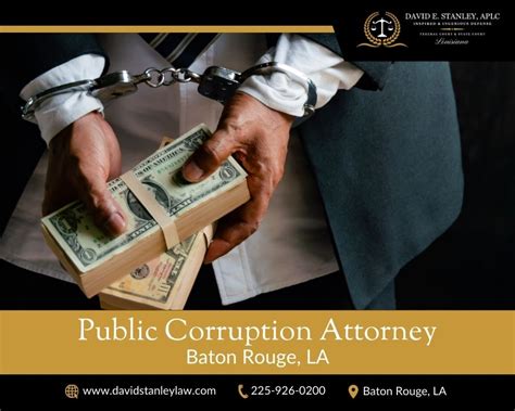 Public Corruption Criminal Defense Attorney Baton Rouge David