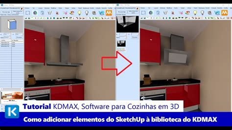 Tutorial Kdmax Desenho D De Cozinhas Como Adicionar Elementos Do