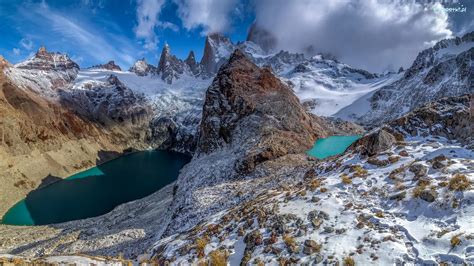 Jezioro Sucia Park Narodowy Los Glaciares Jeziora Patagonia Odbicie