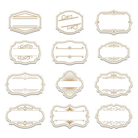 pretty label templates labels printables  templates  label