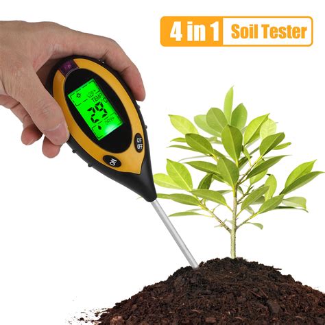 SupplyMeDirect Soil Moisture Ph Meter 4 In 1 Soil Test Kit Gardening