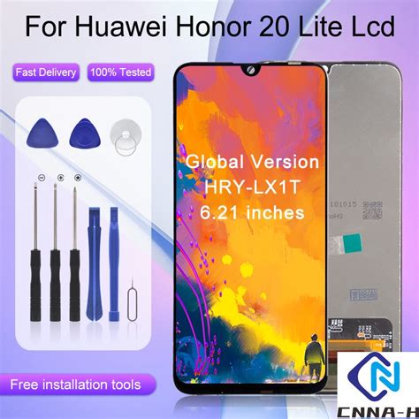 หน้าจอแสดงผล MAR-LX1H 6.15 นิ้ว แบบเปลี่ยน สําหรับ Huawei Honor 20 Lite ...