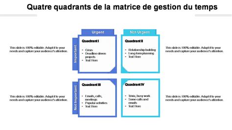 Top 10 Des Modèles De Matrice De Gestion Du Temps Pour Augmenter L