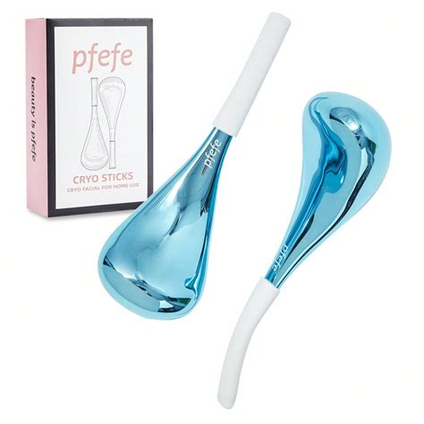 PFEFE Cryo Sticks A Pair Stainless Steel Facial Skin Care Ice Globes