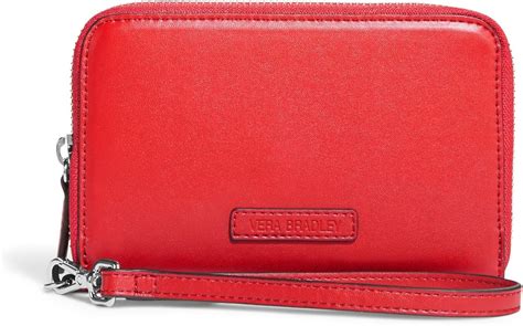 Vera Bradley Zip Around Wristlet In Tango Red At Amazon Womens