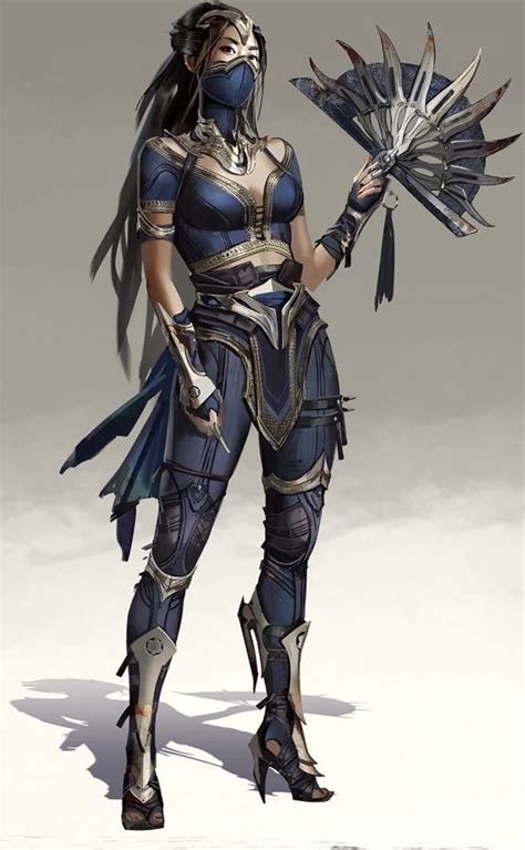 Kitana MK1 Concept Art 2 by tigerlover07 on DeviantArt