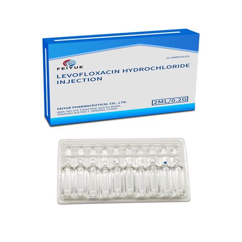 Gmp China Levofloxacin Hydrochloride Injection China Levofloxacin