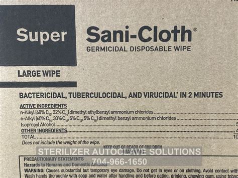 Super Sani Cloth Germicidal Disposable Wipes Q55172 6 X 6 34